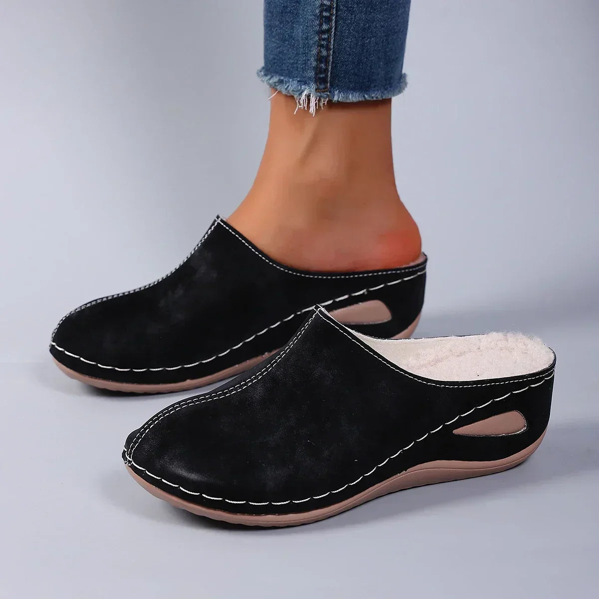 Amelia| Zapatillas Ortopédicas Cálidas para el Confort Diario
