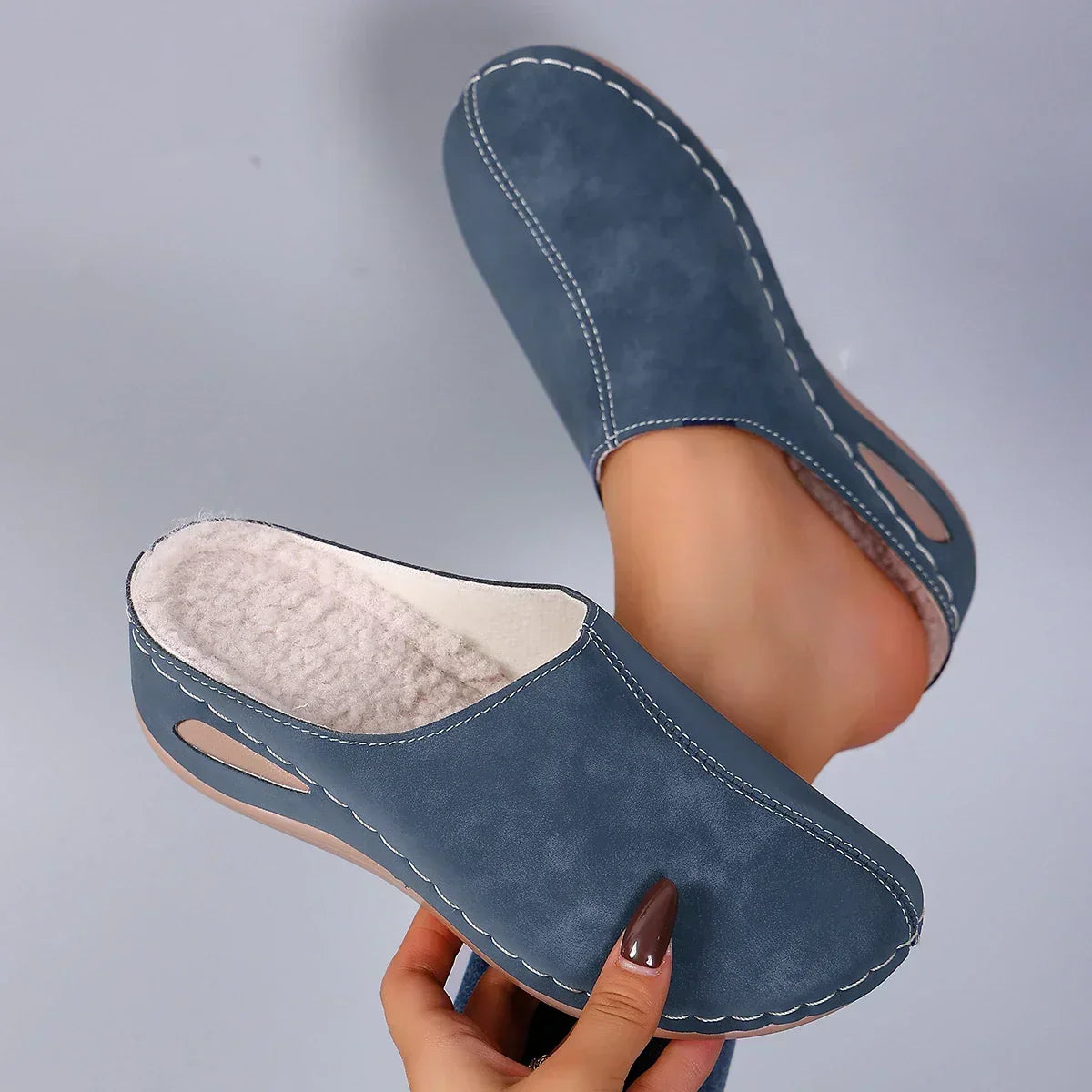 Amelia| Zapatillas Ortopédicas Cálidas para el Confort Diario