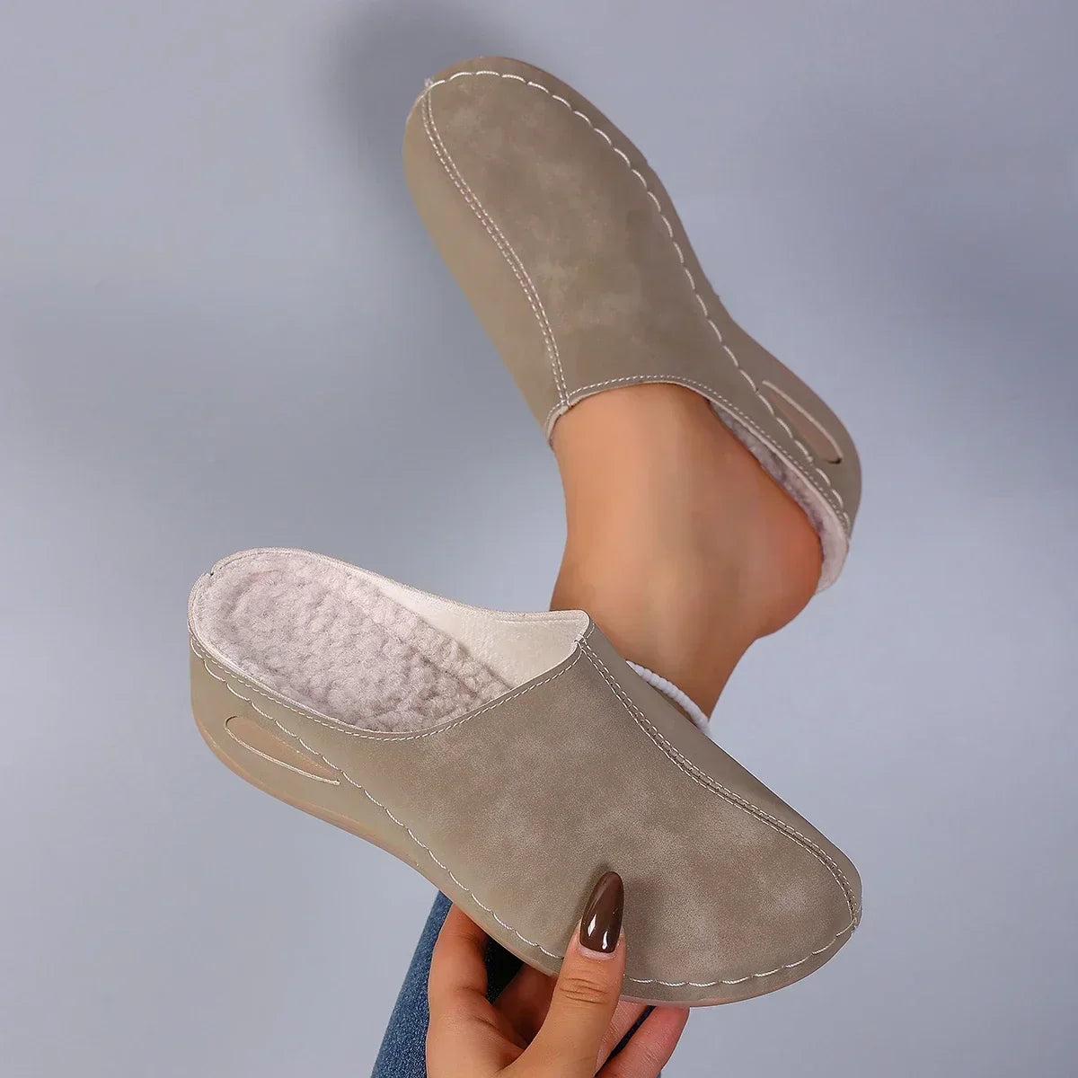 Amelia| Zapatillas Ortopédicas Cálidas para el Confort Diario